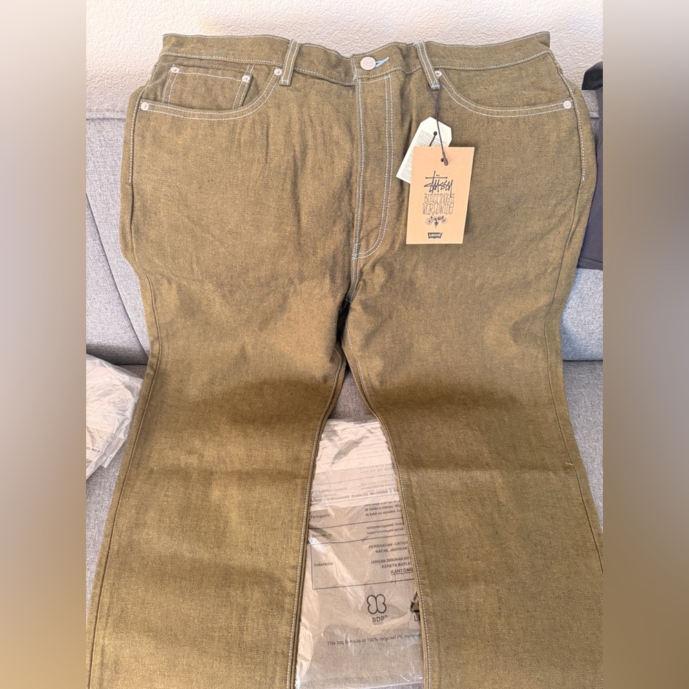 Levi’s Olive Green Denim Jeans